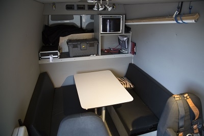 Inside the Mobile Training Van